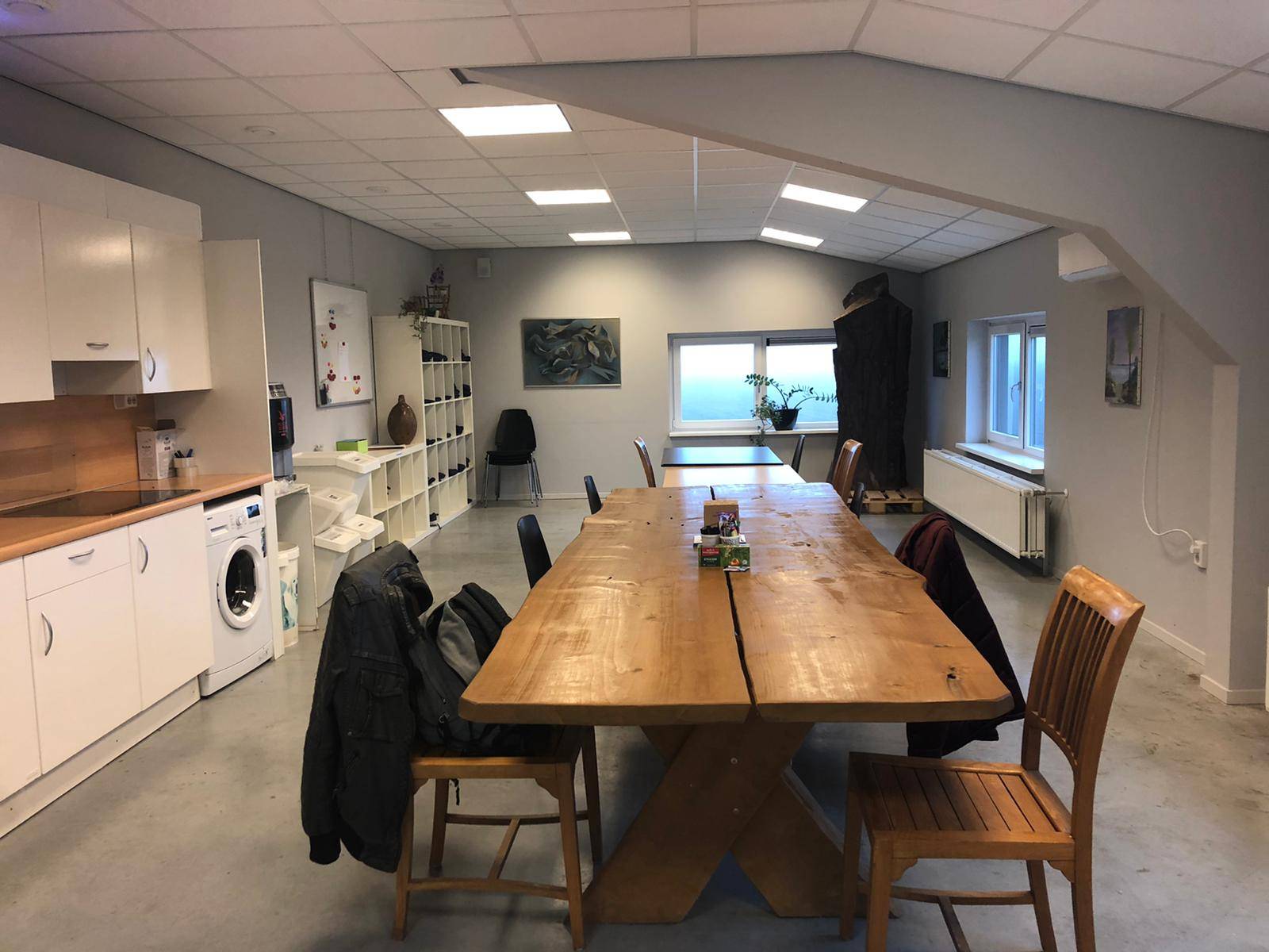 De kantine voor onze harde werkers.